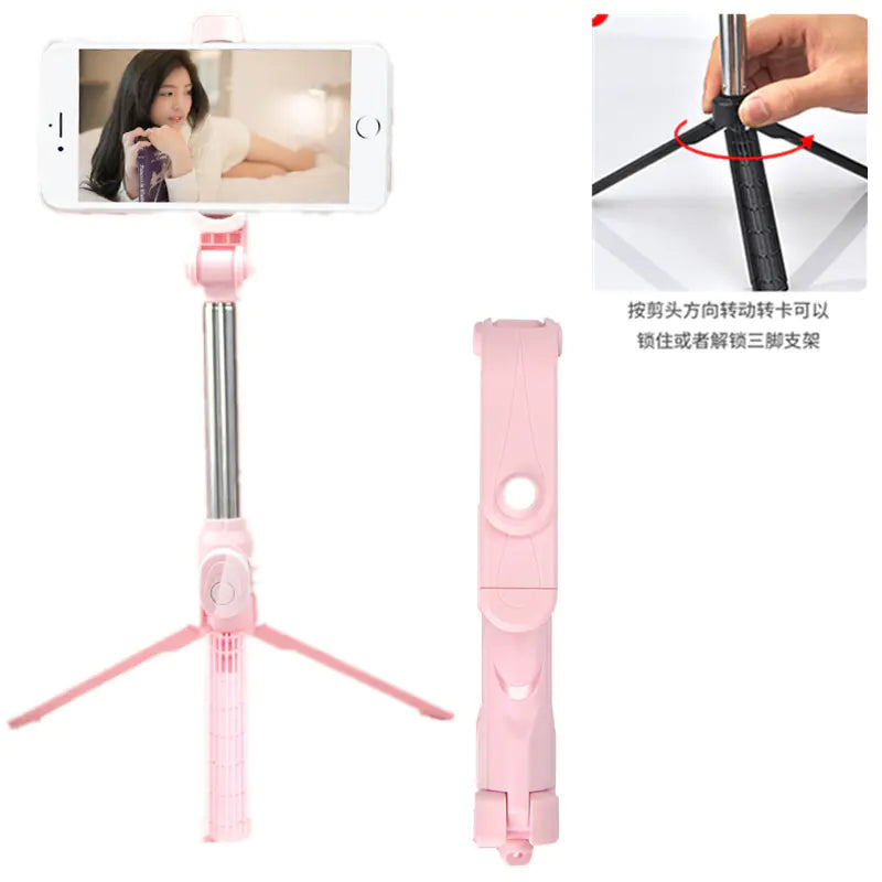 XT02SP Wireless Bluetooth Selfie Stick Tripod Stand