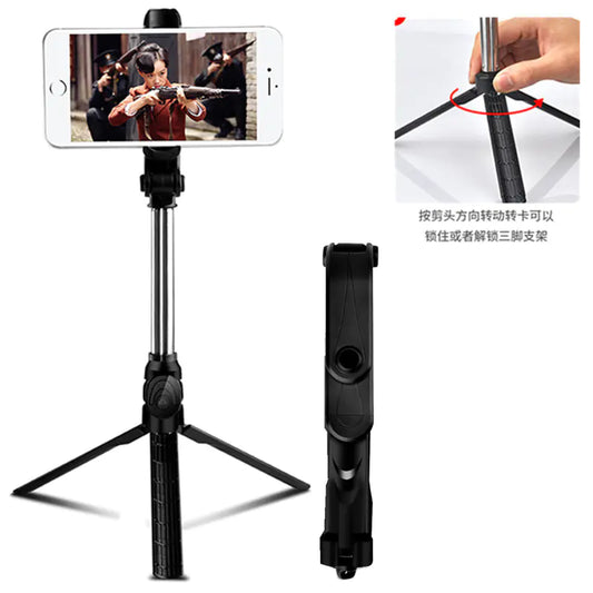 XT02SP Wireless Bluetooth Selfie Stick Tripod Stand